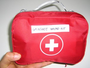 Pouch for the Gunshot Wound Kit.