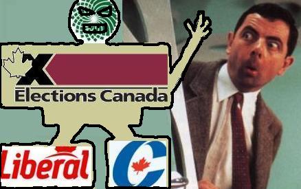 Mister Bean contre lections Canada