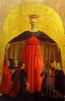 Piero della Francesca. Madone de la misricorde.