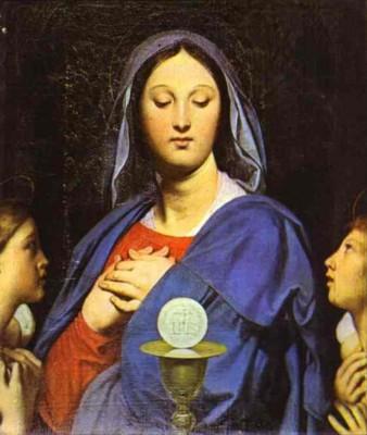 Jean-Auguste-Dominique Ingres. La Vierge  l'Hostie.