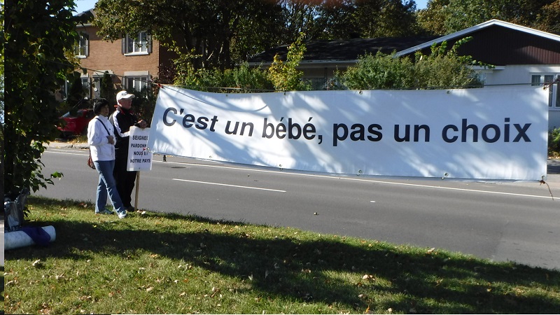 Notre bannire: C'est un bb, pas un choix.