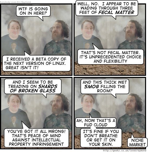 Ce que je pense de Linux quand j'ai une mauvaise journ�e.